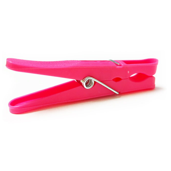 96 Pcs Plastic Clothespins Laundry Clothes Pins Large Spring Assorted Color Pegs