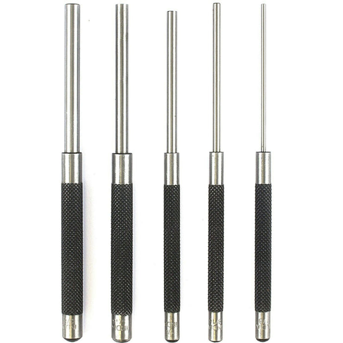 Heavy Duty 8" Parallel Pin Punch Long Steel Flat Center 3.17mm-9.52mm Roll Nail