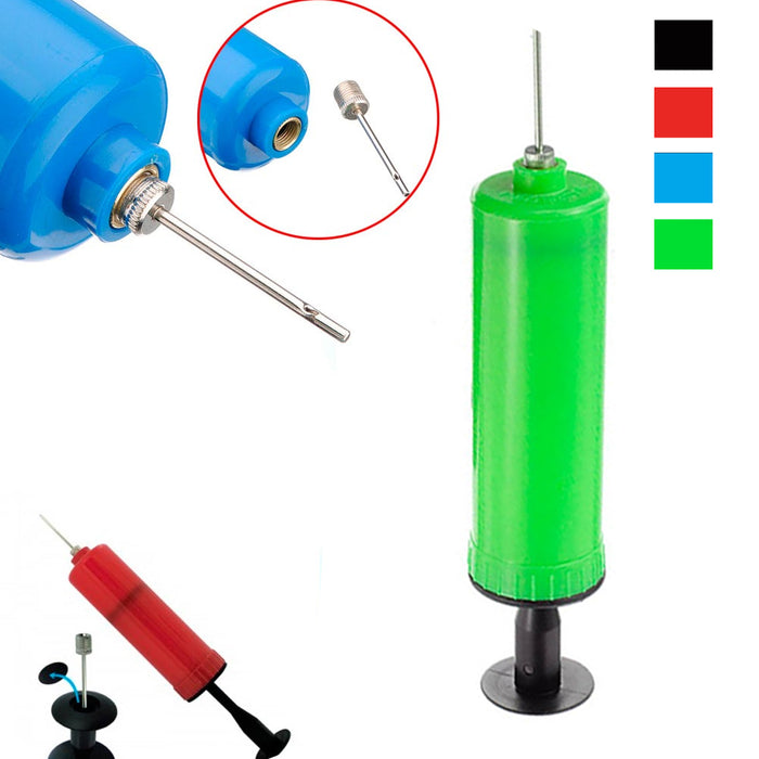 72 Lot Portable Hand Air Pump Inflator Needle Kit Sports Football Soccer Volley