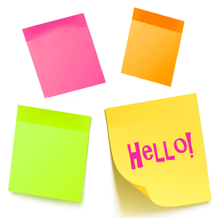 40 Pads Sticky Notes 1.5x2 in Bright Colored Mini Memo Pads Self Adhesive Office