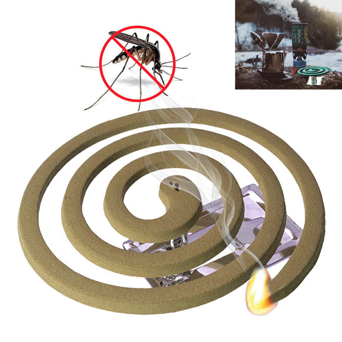 12 Mosquito Repellent Coils Outdoor Use Reaches Up to 10ft Each Burns 5-7hrs 3pk
