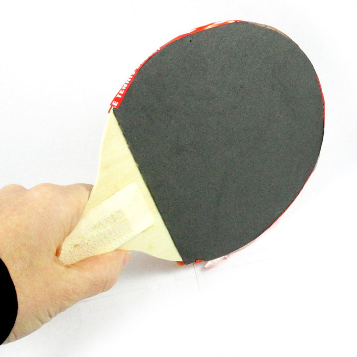 2PC PING PONG PADDLE TABLE TENNIS SET RACKET RUBBER BAT W/ 3 BALLS FUN FOR KIDS