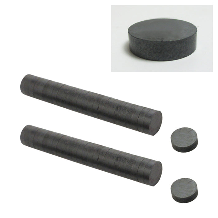 50 Round Magnets Ceramic Disc Solid Ferrite Strong Craft Refrigerator Industrial
