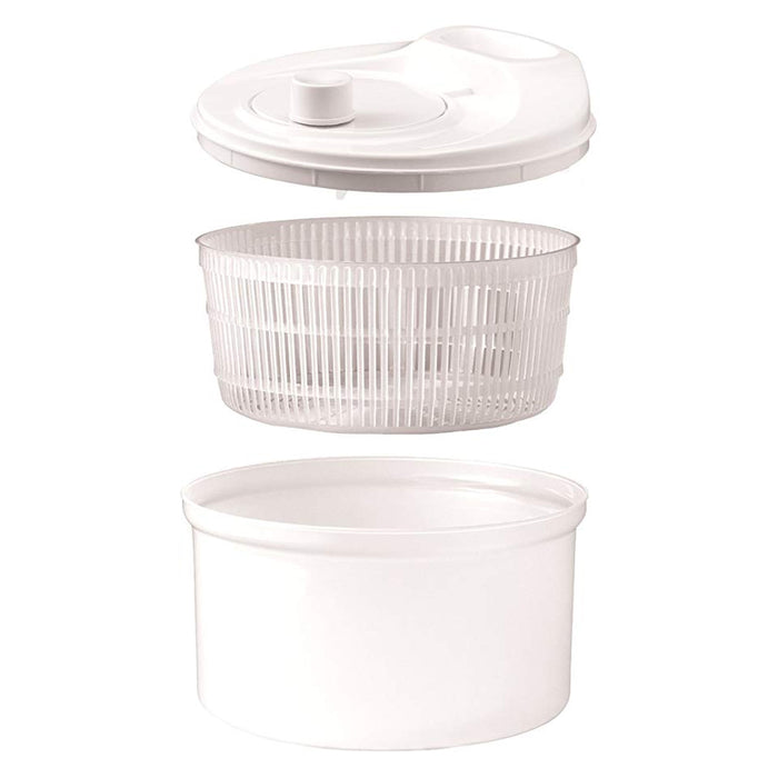 Salad Spinner Lettuce Dryer Vegetable Pouring Spout Serving Draining Bowl Washer