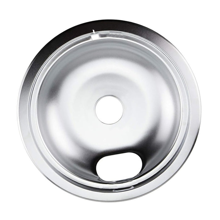 4Pc Heavy Duty Drip Pan Bowl 7.5" Chrome Electric Gas Stove Burner Range Cooktop