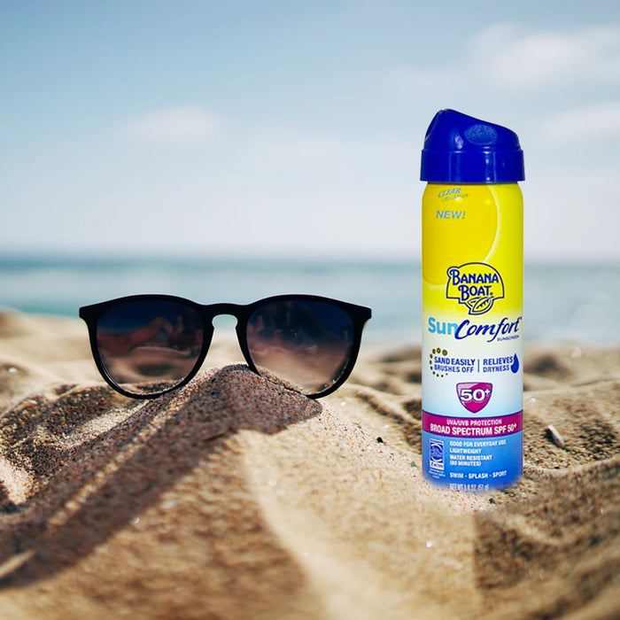 3X Banana Boat SunComfort Sun Care Swim Splash Sport UV Protection SPF 50+ 1.8oz
