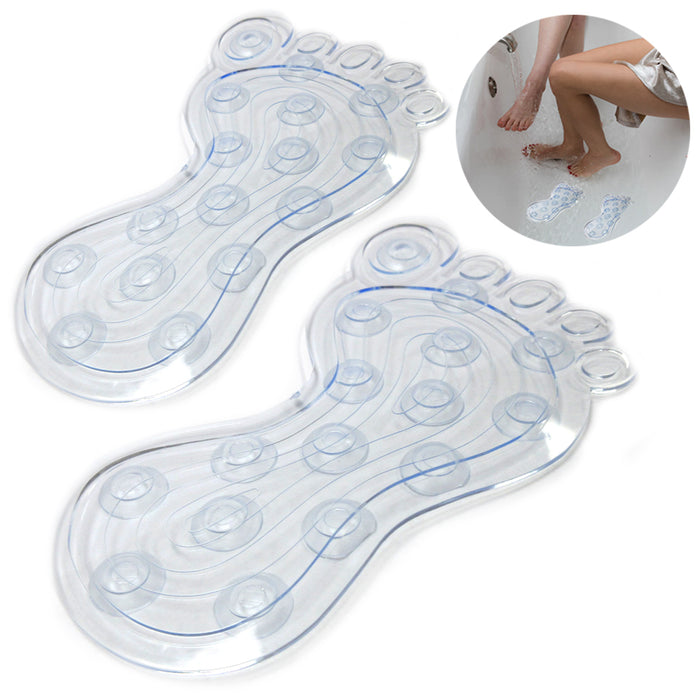 24 Pack Bathtub Shower Stickers Safety Decals Treads Non Slip Applique Anti-Skid