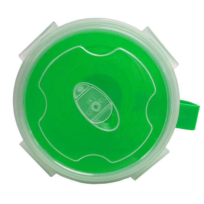 2 Microwave Plastic Bowl With Vent Lid Mug Food Container 30.5oz Dishwasher Safe