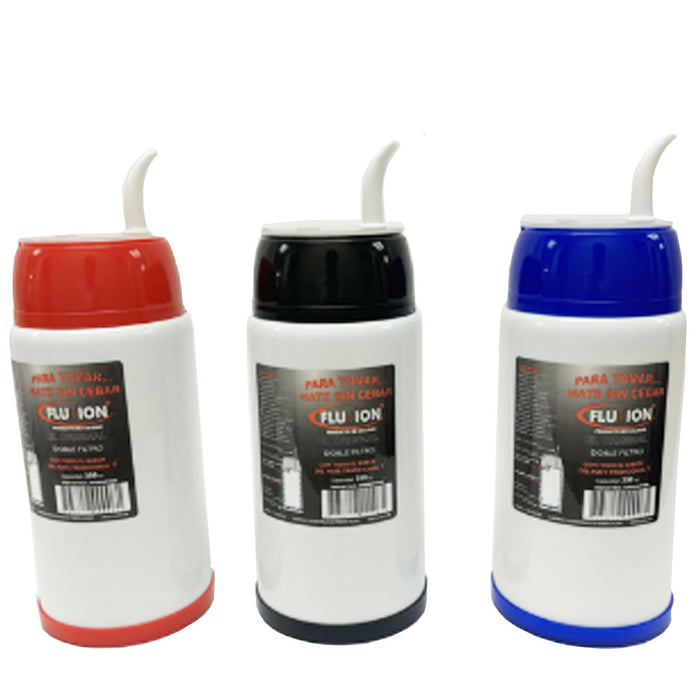 1PC Matelisto Mate Drink Bottle Cup Straw Bombilla Kit Thermo Warm Water Portable !!