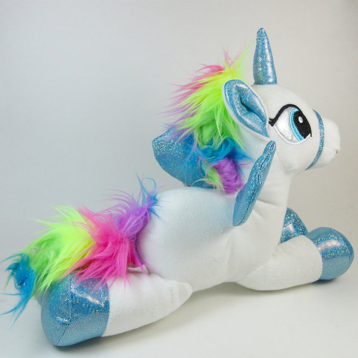 Cozy Unicorn Plush Pillow Stuffed Animal Bedtime Toy Cute Soft Kids Squeeze Gift