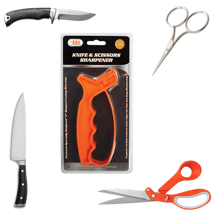 Knife Sharpener Knives Scissors Blade Sharpening Tool Handheld Kitchen Haunting