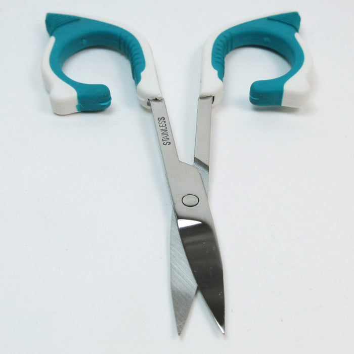 Stainless Steel Nail Scissors Staleks Curved Edge Manicure Pedicure Nail Cutter