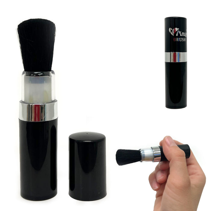1 Makeup Brush Face Travel Retractable Portable Blush Flawless Foundation Cover
