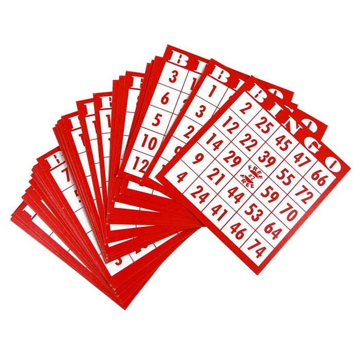 2 Packs Reusable Bingo Cards 70 Sheets Family Fun Bingo Game Unique Numbers New
