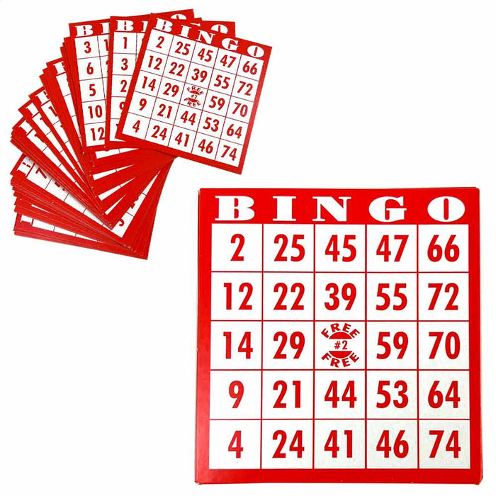 140 Bingo Game Cards Reusable Sheets Unique Numbers Fun Bingo Night Paper Board