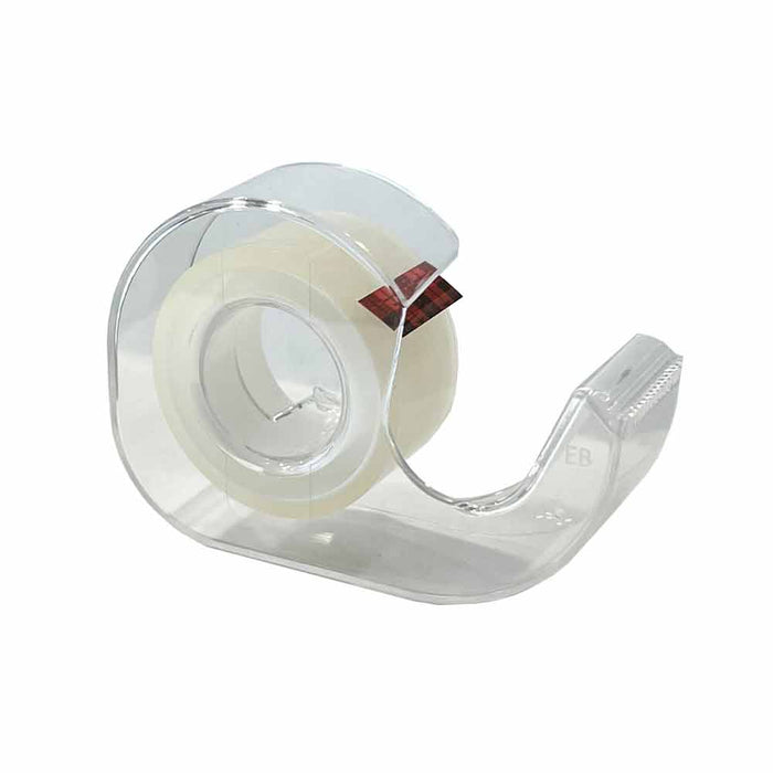 4 Rolls Scotch Transparent Tape Clear Cutter Dispenser Desktop Office 3/4 x 1000