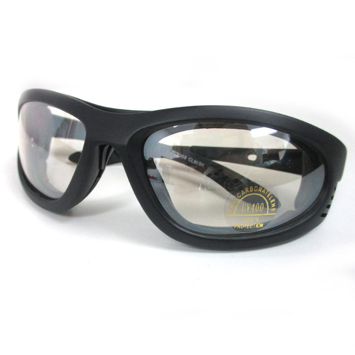 1 Wind Resistant  Motorcycle Riding Sunglasses UV 400 Day Night Sports Glasses !