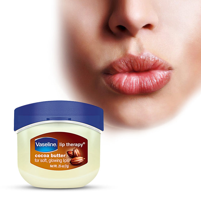 20 Vaseline Therapy Lip Balm 0.25oz Cocoa Butter Flavor Petroleum Jelly Mini Jar