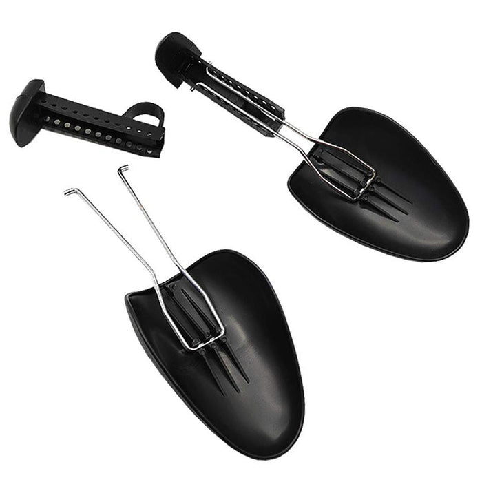 2 Pair Adjustable Plastic Spring Shoe Tree Shaper Keeper Stretcher Women Men 13