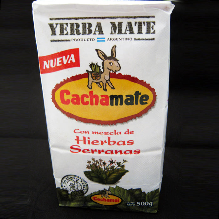 Yerba Mate Cachamate 500 g Argentina Green Tea Loose Bag Blend 1.1 Lb Herbal New
