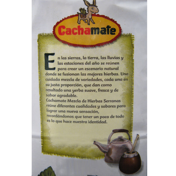 Yerba Mate Cachamate 500 g Argentina Green Tea Loose Bag Blend 1.1 Lb Herbal New