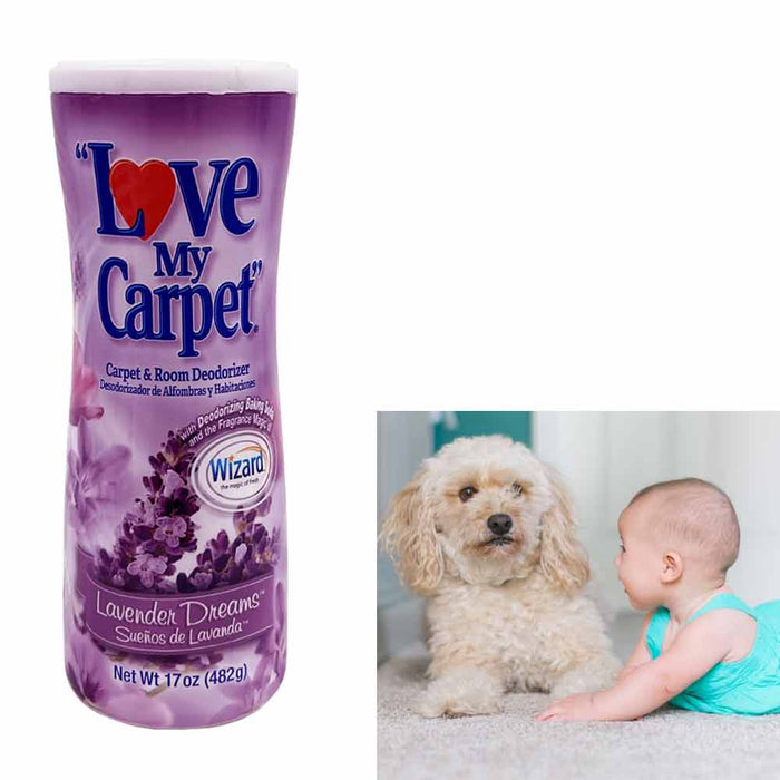 2 Bottles Love My Carpet & Room Deodorizer Lavender Dreams For Home Pets 34 oz