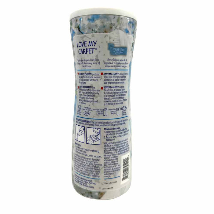 Love My Carpet Room Deodorizer Fresh Linen Scent Odor Eliminator Home Pet 17oz