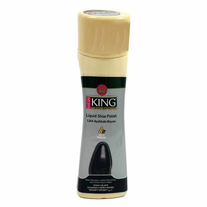 Black Liquid Shoe Polish Sponge Instant Shine Leather Boots Sponge Top 2.5oz