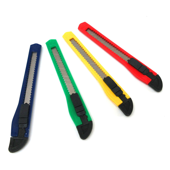 96 Knife Utility Box Cutter Retractable Snap Off Lock Razor Sharp Blade Tool !!
