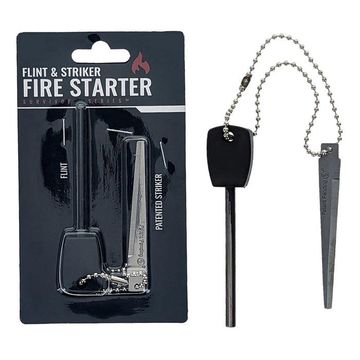 3 Pack Emergency Flint Fire Starter Striker Lighter Camping Survival Outdoor New