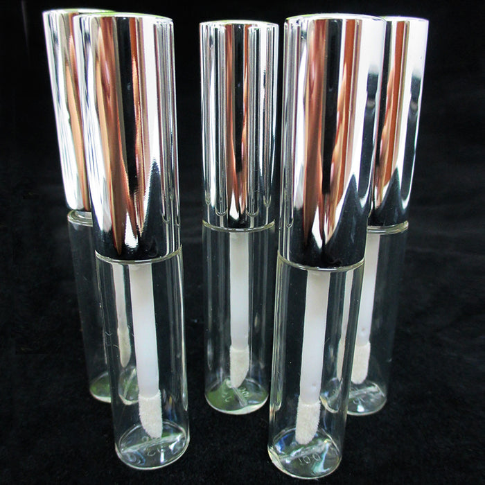 5 8ML Plastic PET Lip Gloss Tube Bottles Balm Containers Stoppers Not Included