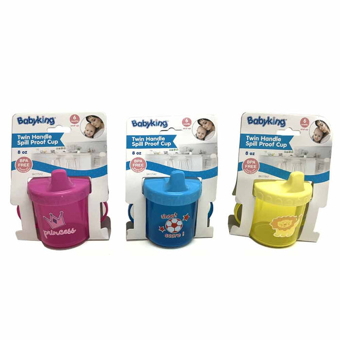 Twin Handle Spill Proof Baby Cup Sippy Cup No Spill BPA Free 8oz 6m+ Toddler