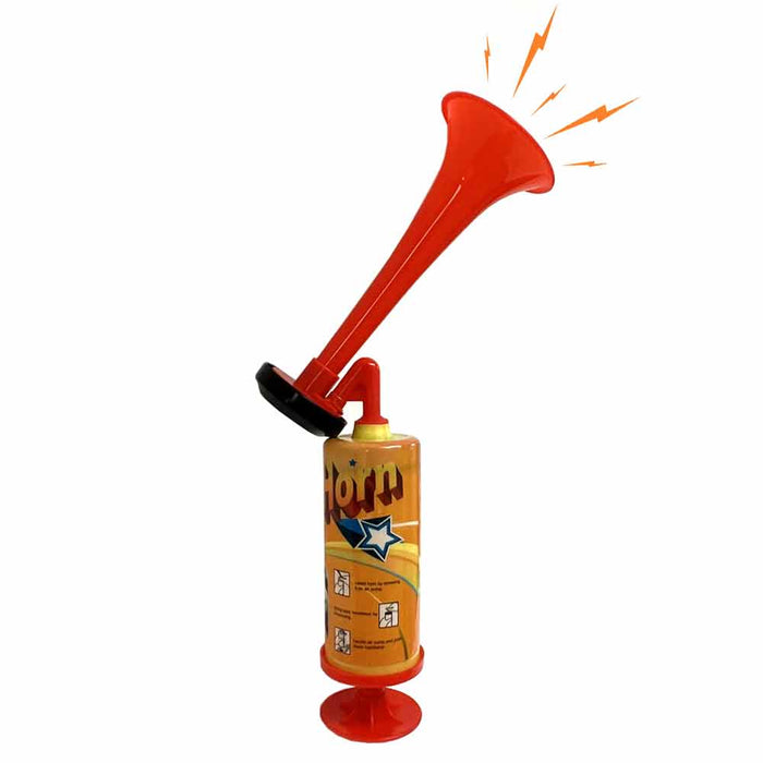 2 Manual Pump Fog Air Horn Hand Held Loud Noise Maker Party Sports Safety Gag !