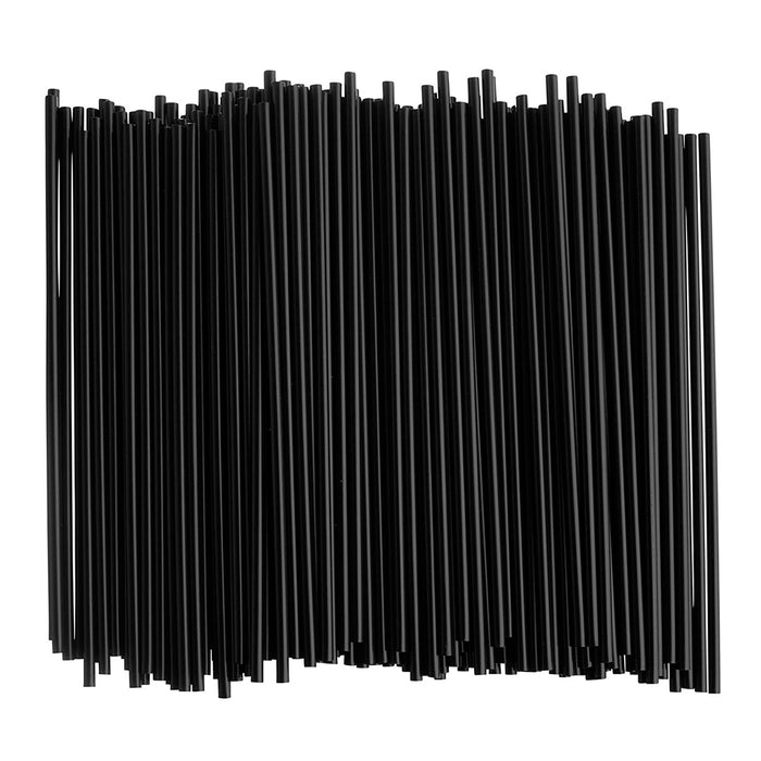 2000 X Stirrers Red White 5" Drinking Slim Straws Unwrapped Plastic Drink Sip