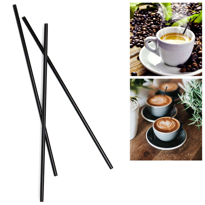 1000 X Stirrers Red White 5" Drinking Slim Straws Unwrapped Plastic Drink Sip