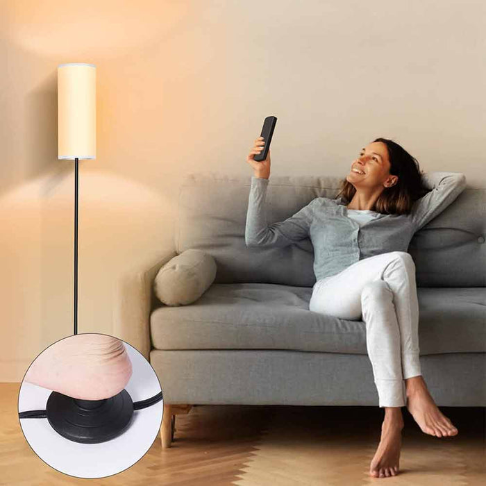 Dimmable Floor Stand Lamp With Remote Control Foot Pedal Switch Modern Lamp 64"