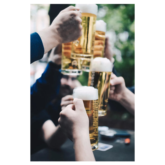 6 Pack Plastic Beer Mugs Drinking Party Cups 26oz Handle Glasses Bar Picnic Gift