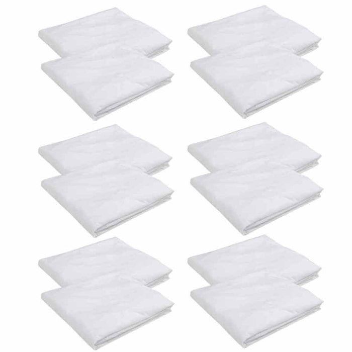 12 Pack Extra Strength Vinyl Mattress Cover Protectors Waterproof Queen Size Bed