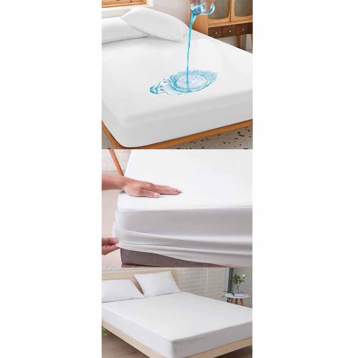12 Pack Extra Strength Vinyl Mattress Cover Protectors Waterproof Queen Size Bed