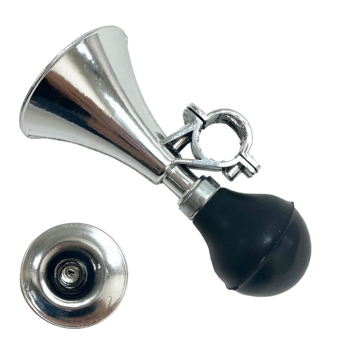2 Pc Bicycle Bike Horn Cycling Plastic Bell Retro Classic Rubber Squeeze Bulb