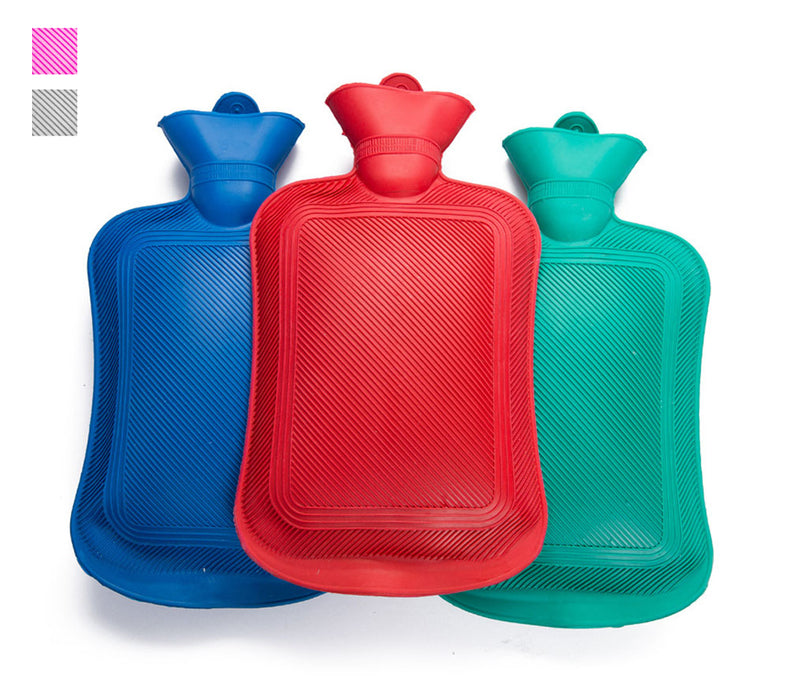 2 Pc 2000mL Hot Water Bag Cold Rubber Relax Warming Bottle Thick Heat Therapy