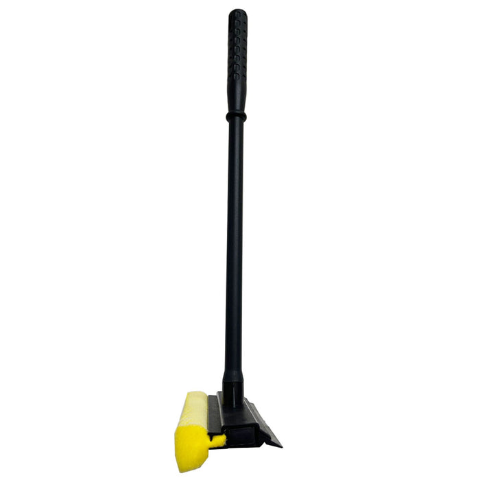 1 Car Window Squeegee Long Handle Wash Scrubber Cleaner Wiper Blade Brush 20.5"