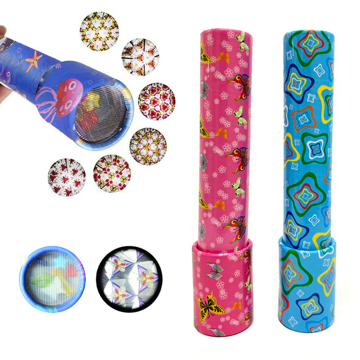 4 Pack Classic Kaleidoscope Kids Gift Boys Girls Educational Kaleidoscope Toy