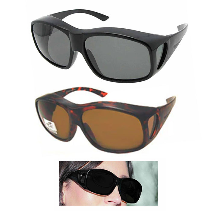 1 Extra Large Safety Glasses Fit Over Rx Goggles Protective UV Lens Men Women