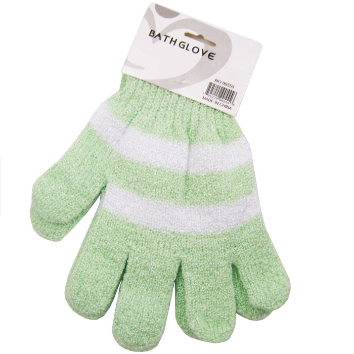 Shower Gloves 12 Pair Exfoliating Bath Gloves Body Scrub Beauty Spa Massage Skin