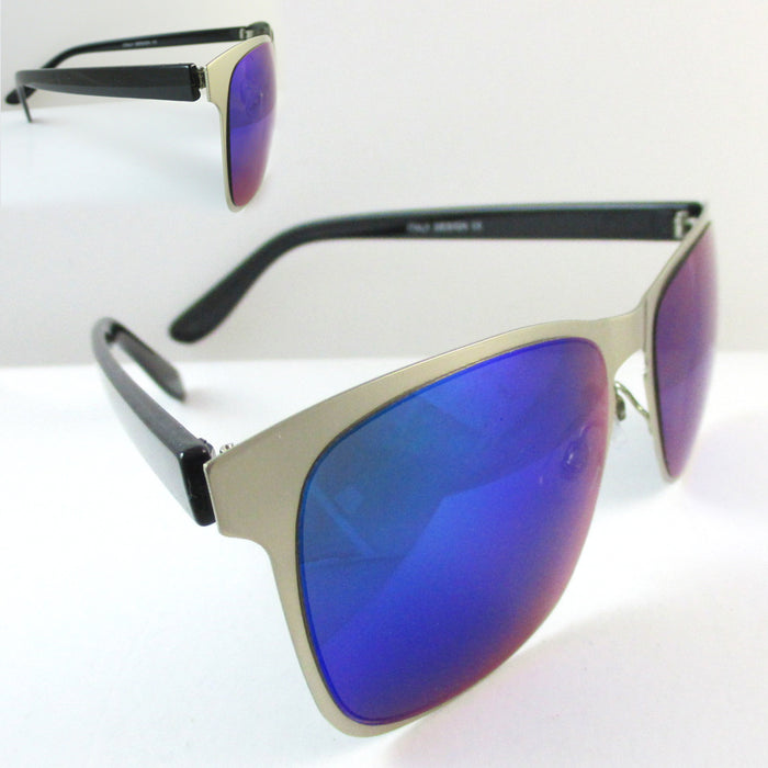 2X Unisex Aluminium Colored Sunglasses Driving Outdoor Fishing Eye Metal Fashion