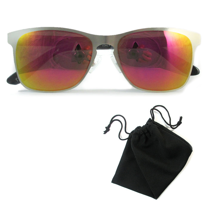 2X Unisex Aluminium Colored Sunglasses Driving Outdoor Fishing Eye Metal Fashion