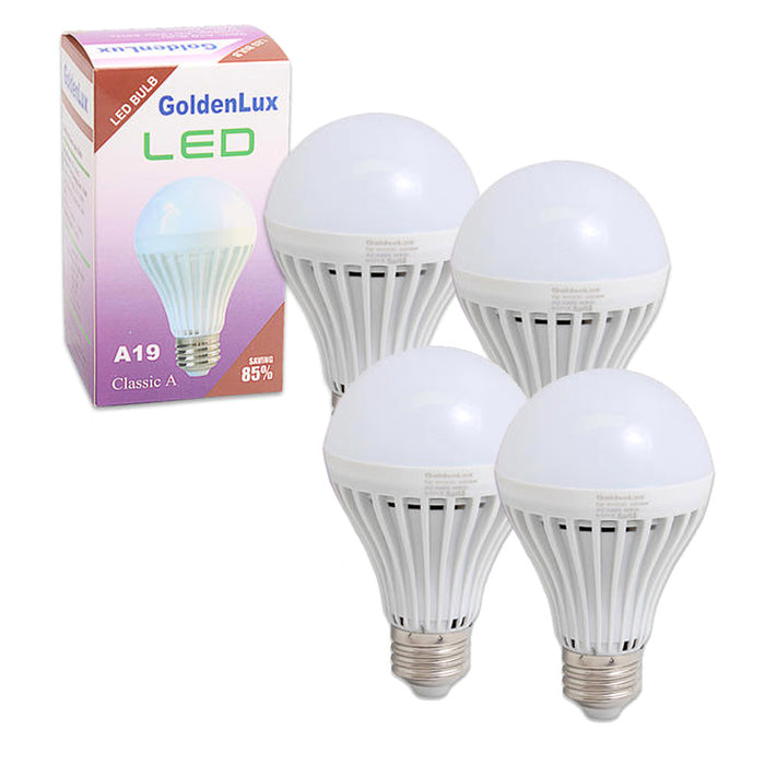 4 LED Light Bulb E26 7W Energy Saving Bright White Lamp Home Office Lighting