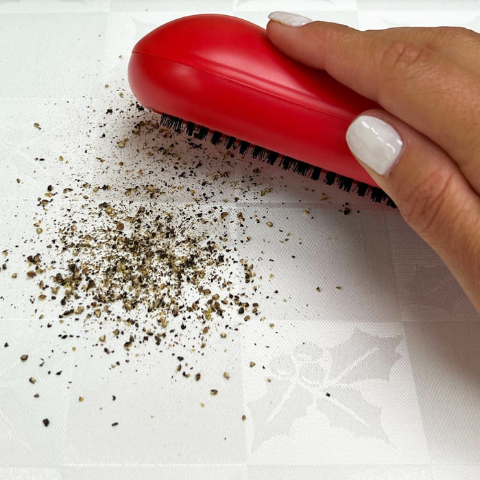 Countertop Broom Table Crumb Sweeper Brush Cleaner Rolling Kitchen Tool Portable