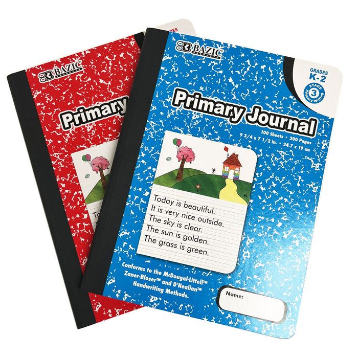 10 Primary Journal Composition Books K-2 Grade School Handwriting Notebook Kids